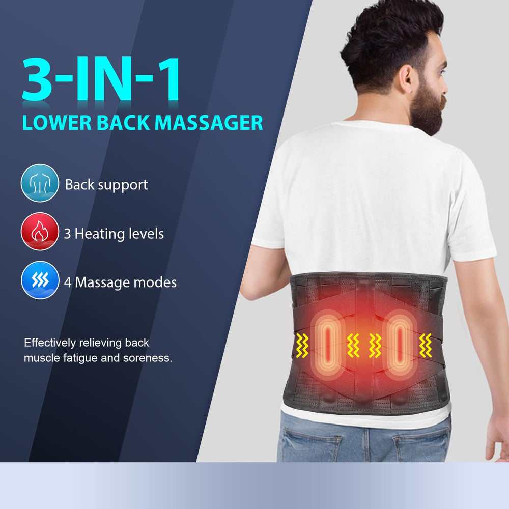 HONGJING back support ergonomic design provides stable lumbar support.