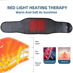 Hongjing vibration massage back strap targets lower back tension