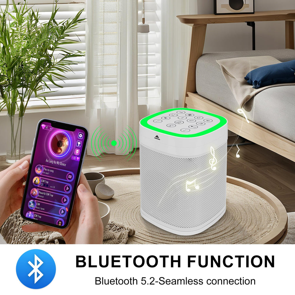 HONGUT Bluetooth 5.2 enables wireless music up to 10 meters.