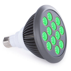 Hooga Green Light Therapy Bulb with 12 LEDs for at-home sessions.