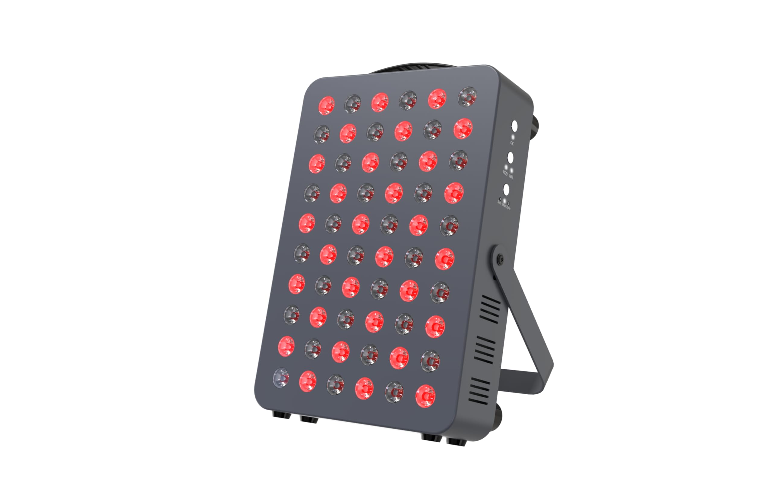 Hooga HG300 front view shows a compact red and near-infrared panel for home use.