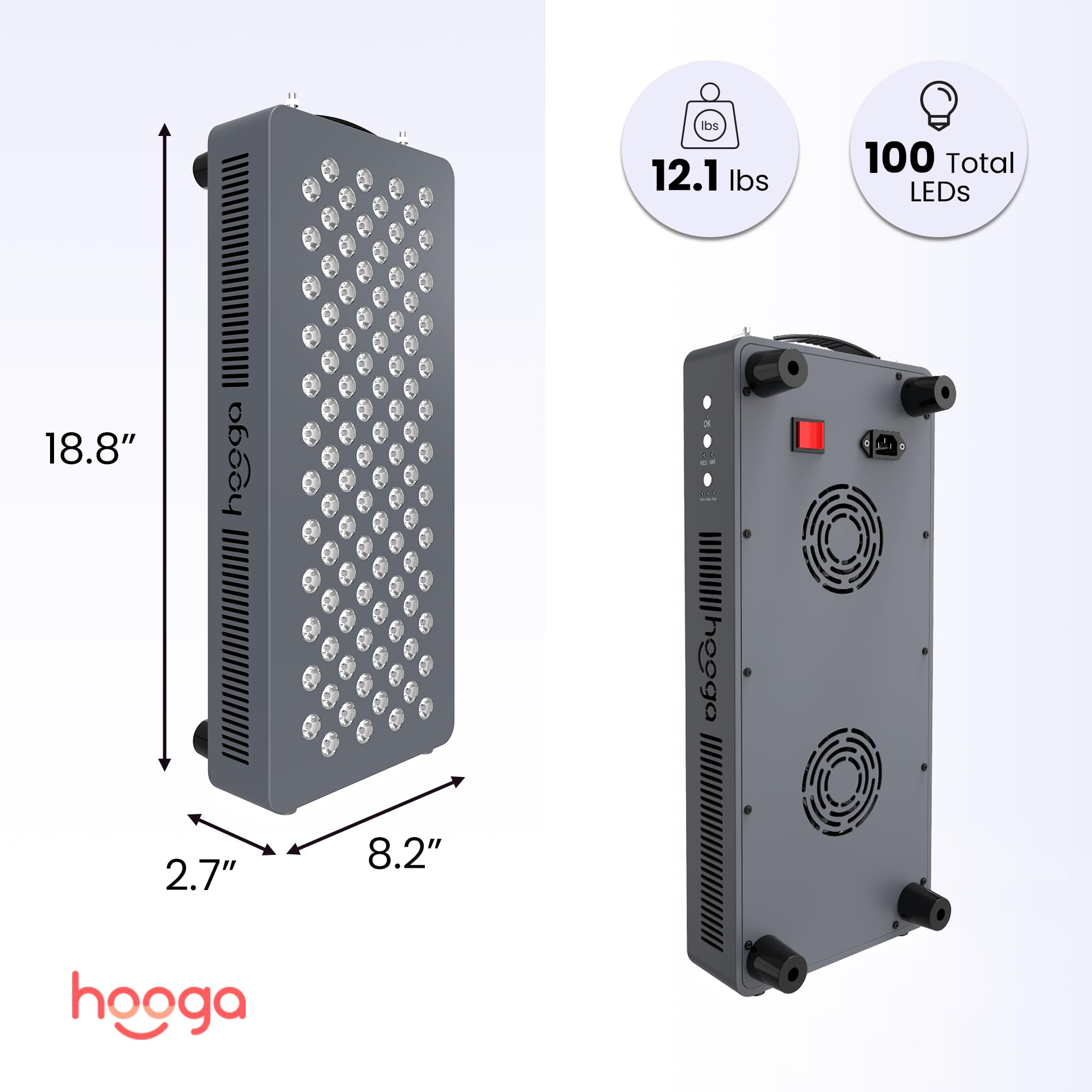 Hooga HG500 hanging kit in use for quick mounting.