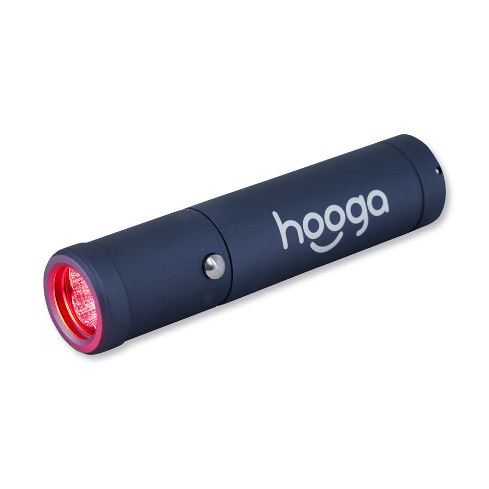 Hooga ear attachment allows focused light therapy on the ear area.