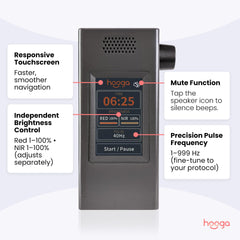 Hooga ULTRA360 timer interface for easy session scheduling and control.