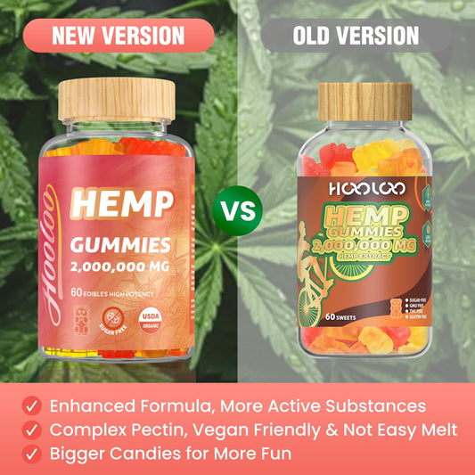 HOOLOO Hemp Gummies pineapple flavor for a refreshing relaxation moment.