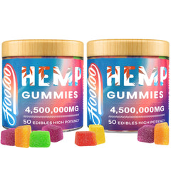 HOOLOO hemp gummies deep bedtime bottle offers soothing calm for better rest.