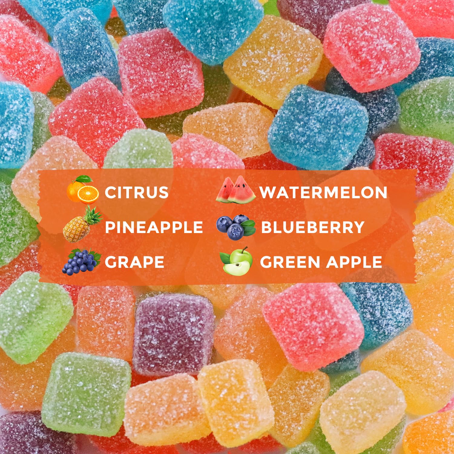 HOOLOO focus and unwind gummies illustrate daytime clarity.
