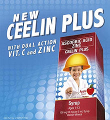 HOPESO Ceelin Plus apple syrup bottle with kid-friendly flavor for daily use.