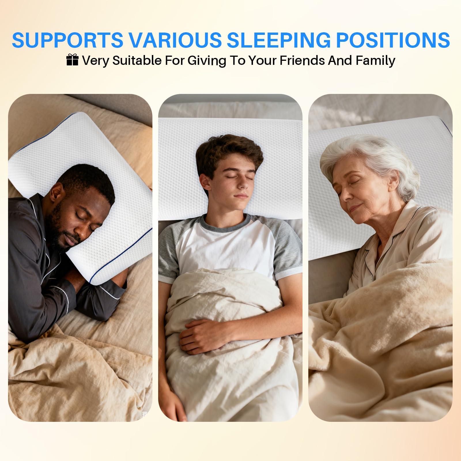 Hopihe Sunrise Pillow packaging includes pillow, adaptor, and user manual.