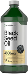 Horbäach Black Seed Oil bottle shows premium cold-pressed oil quality.