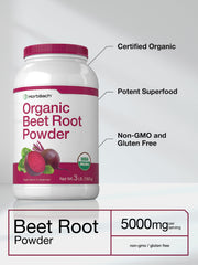 Horbäach organic beet root powder scoop for easy serving
