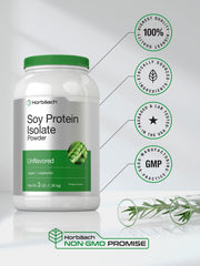 Horbaach Soy Protein Isolate pour closeup shows smooth mixing.