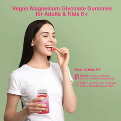 Horjoy night-time gummies with a smiling woman for relaxed evenings.