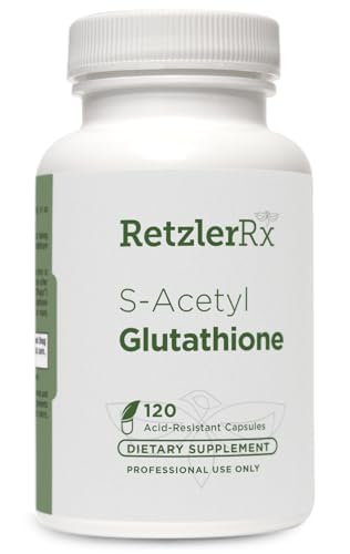 HormoneSynergy RetzlerRx glutathione bottle with antioxidant support for daily wellness