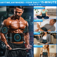 Hosioe silicone arm straps attached to device for upper body training