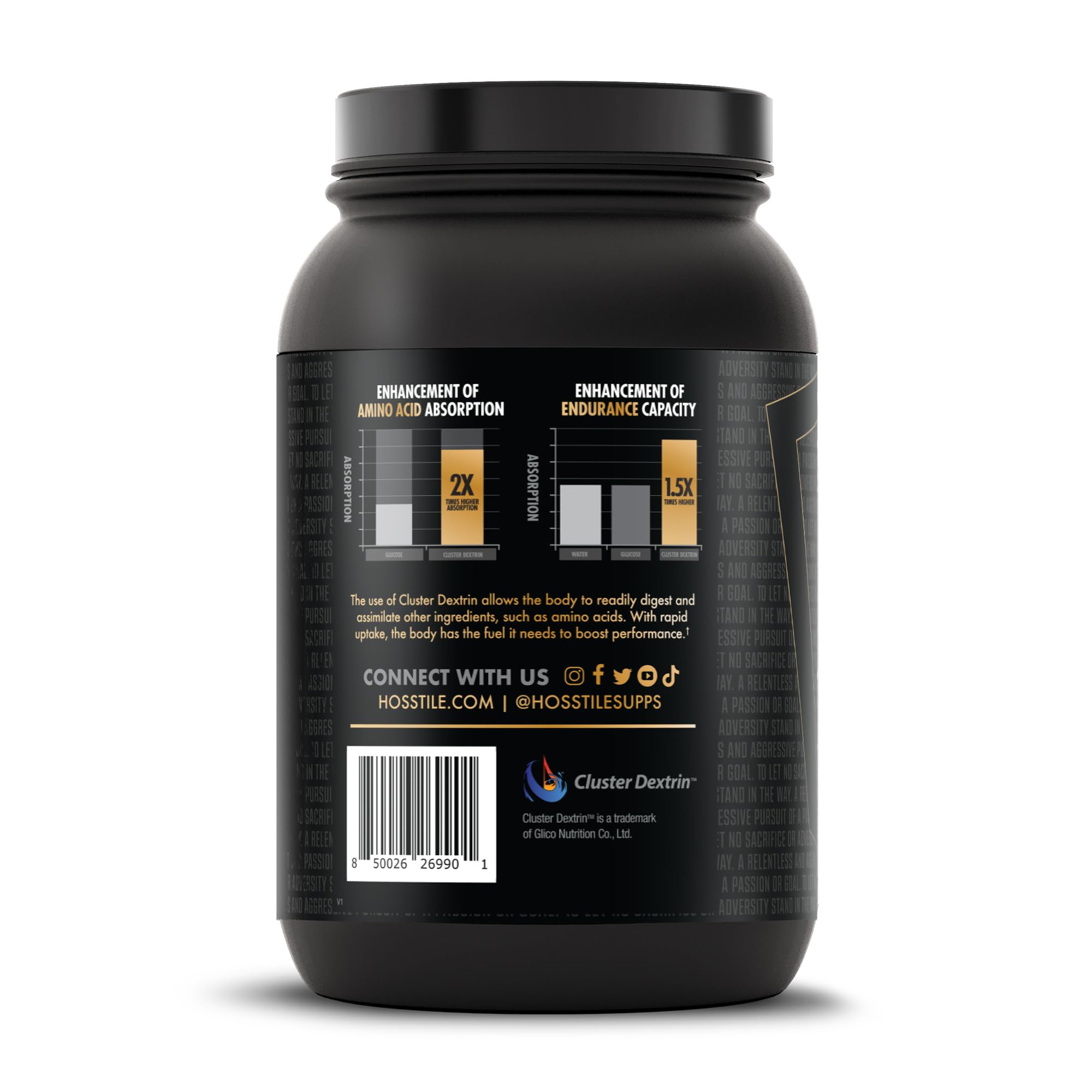 HOSSTILE CDX serving cup used during a workout session