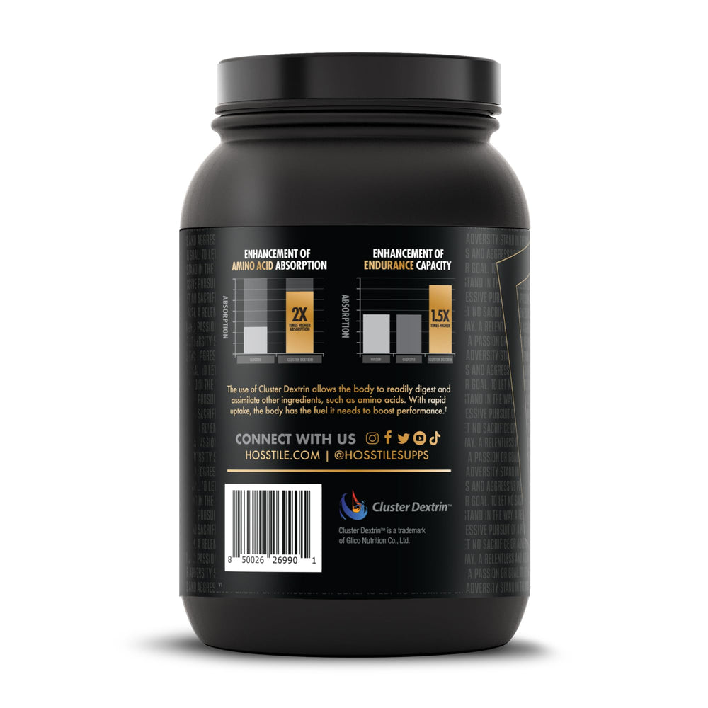 HOSSTILE CDX serving cup used during a workout session