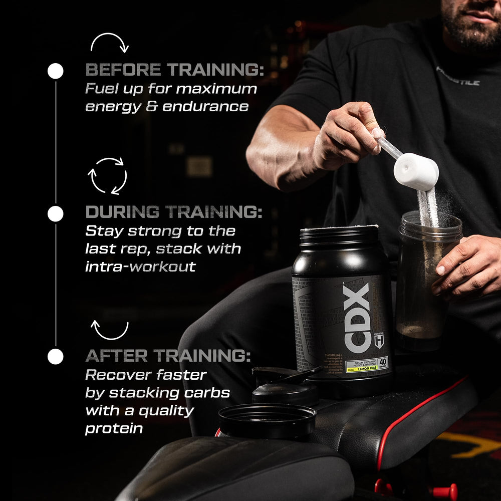 Shaker with mixed HOSSTILE CDX during training.