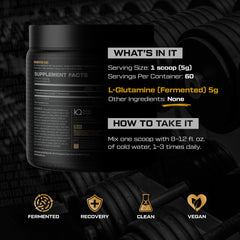 HOSSTILE Glutamine powder Kyowa Quality fermented for high purity