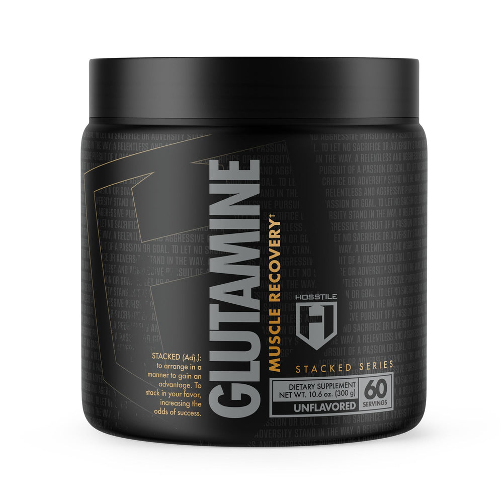 HOSSTILE Glutamine powder unflavored for post-workout recovery