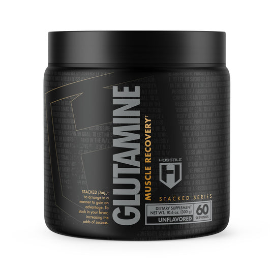 HOSSTILE Glutamine powder unflavored for post-workout recovery