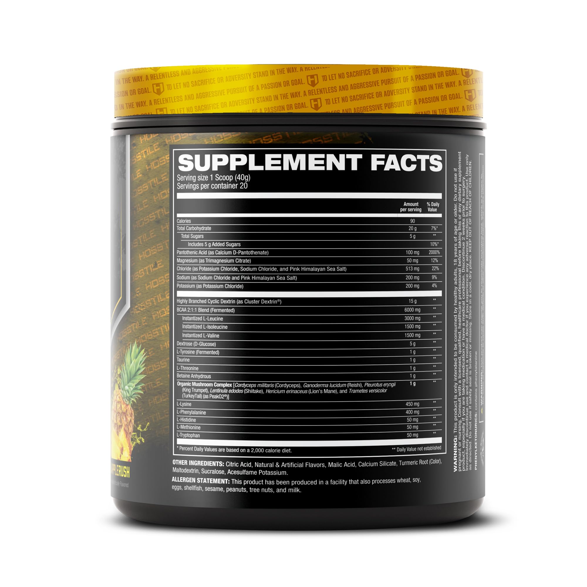 Ingredients panel highlighting PeakO2 and electrolytes in INTRA[R3]