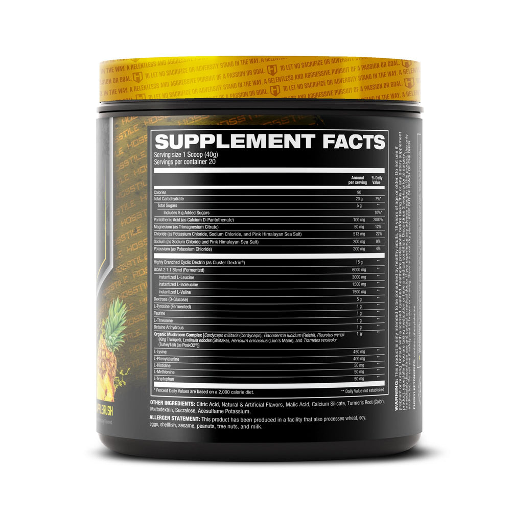 Ingredients panel highlighting PeakO2 and electrolytes in INTRA[R3]