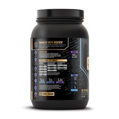 HOSSTILE ISO protein powder texture close-up shows clean powder quality.