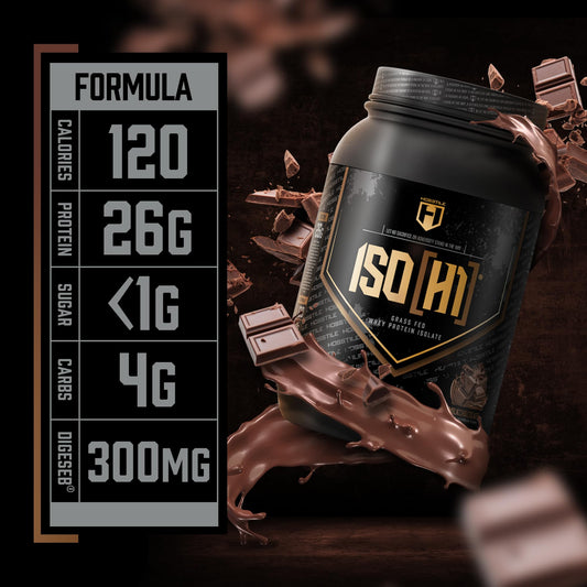 Scoop beside Hosstile ISO whey powder for quick post-workout fueling