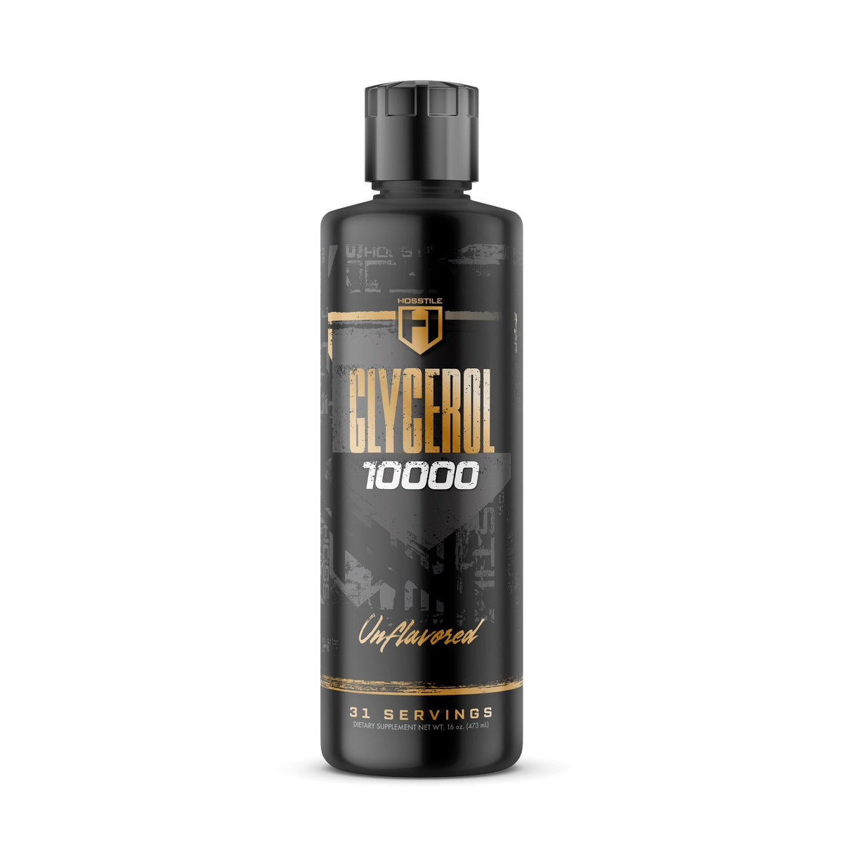 HOSSTILE Liquid Glycerol bottle for deep hydration during training