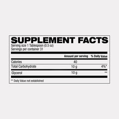 HOSSTILE Liquid Glycerol preworkout stack setup supports hydration
