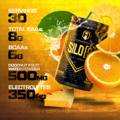HOSSTILE Silo9 EAA electrolytes highlight coconut water blend for hydration