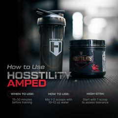 Hosstility Amped flavor splash shows Poppin' Cherries taste for daily use.