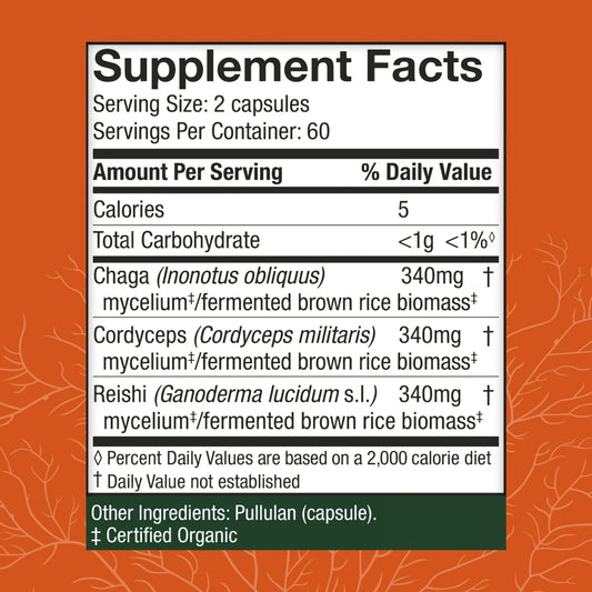 Host Defense Breathe capsules label-closeup for immune and respiratory support.