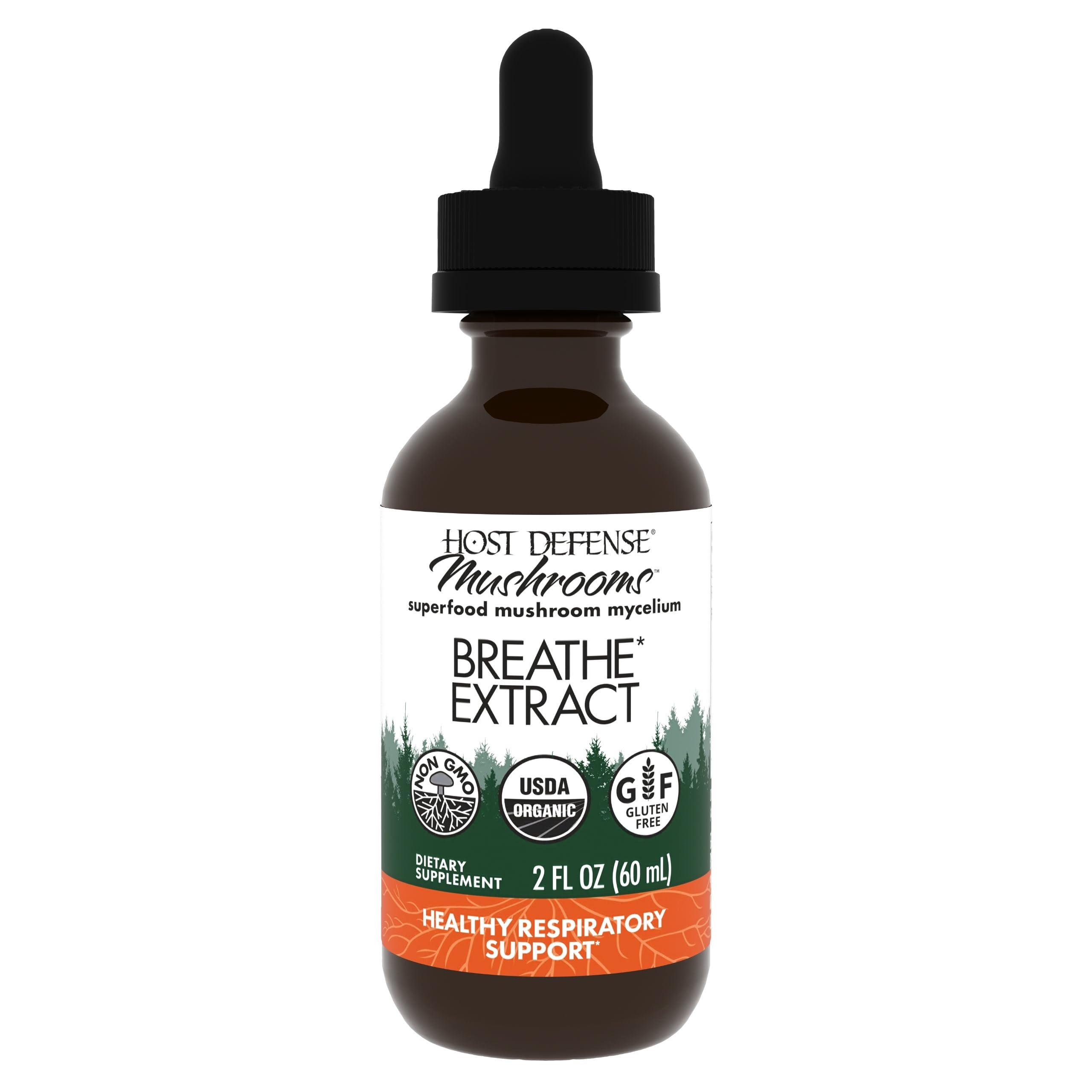 Host Defense Breathe Extract bottle prepared for daily immune and respiratory support