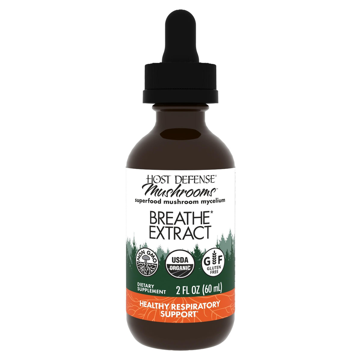 Host Defense Breathe Extract bottle prepared for daily immune and respiratory support
