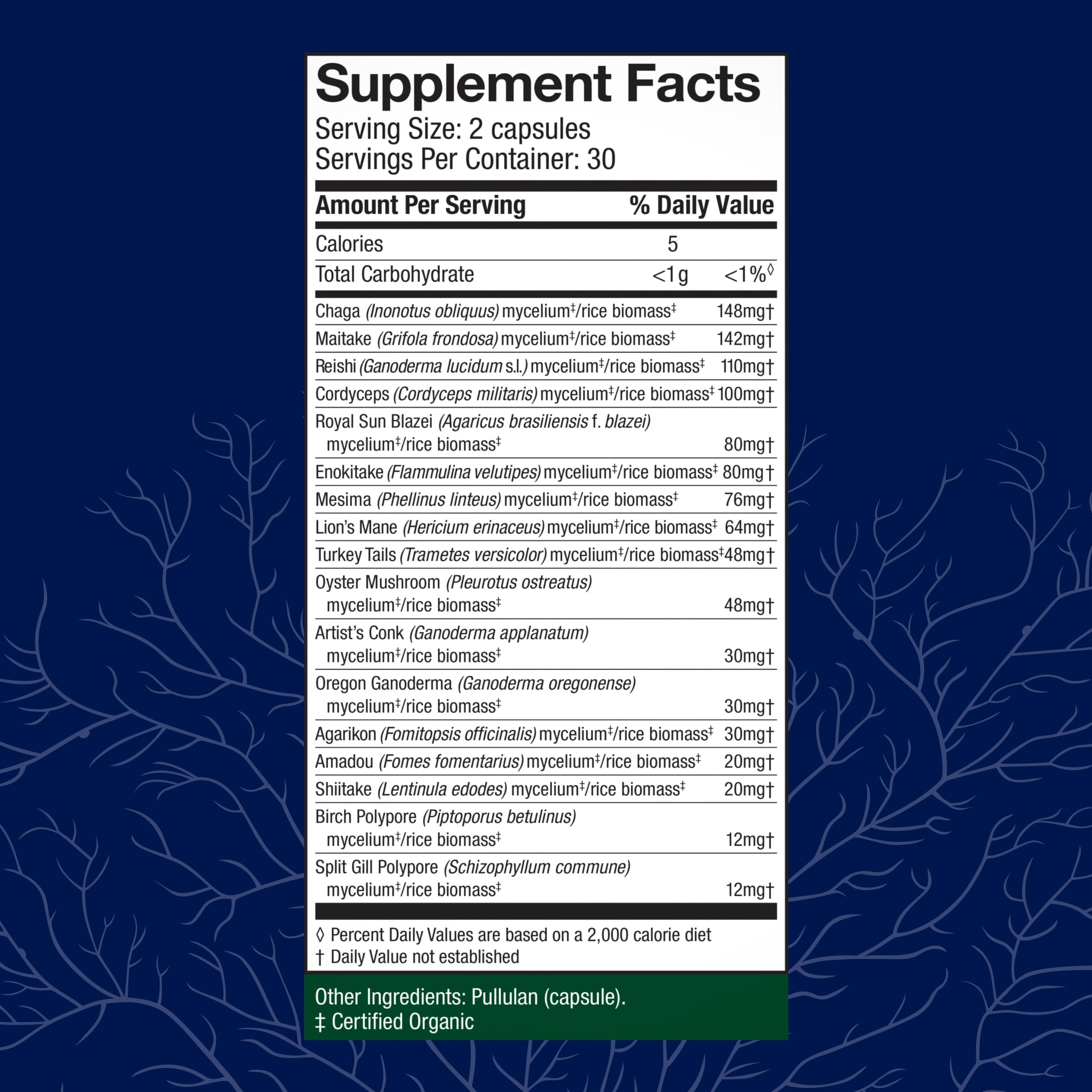 Host Defense MyCommunity capsules pour highlights easy daily dosage and convenience.
