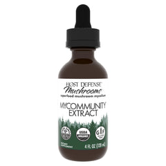 Host Defense MyCommunity extract bottle ready for daily use.