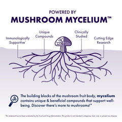 Host Defense mushrooms grown on organic brown rice substrate.