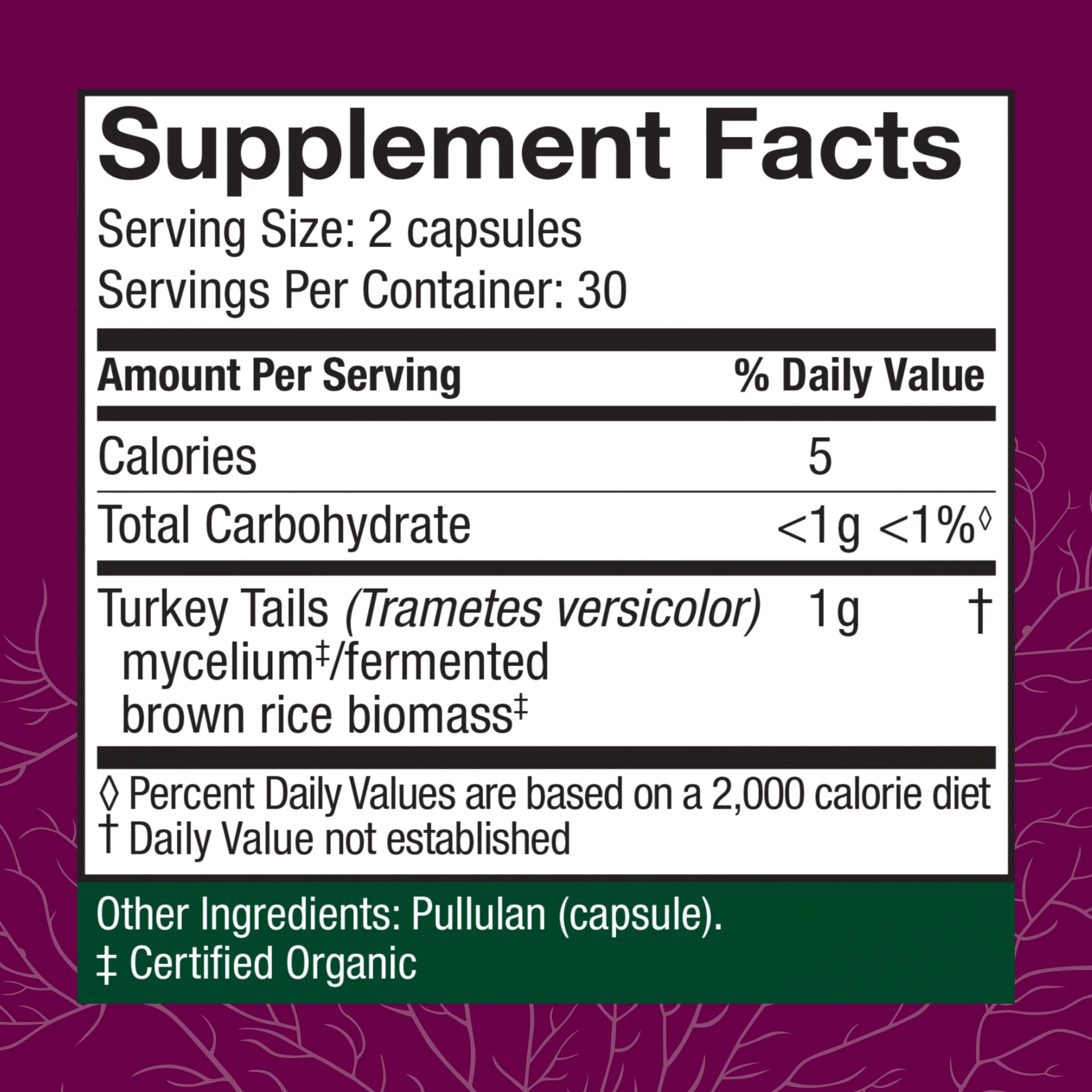 Host Defense Turkey Tail capsules packaging—premium supplement for daily wellness routines.