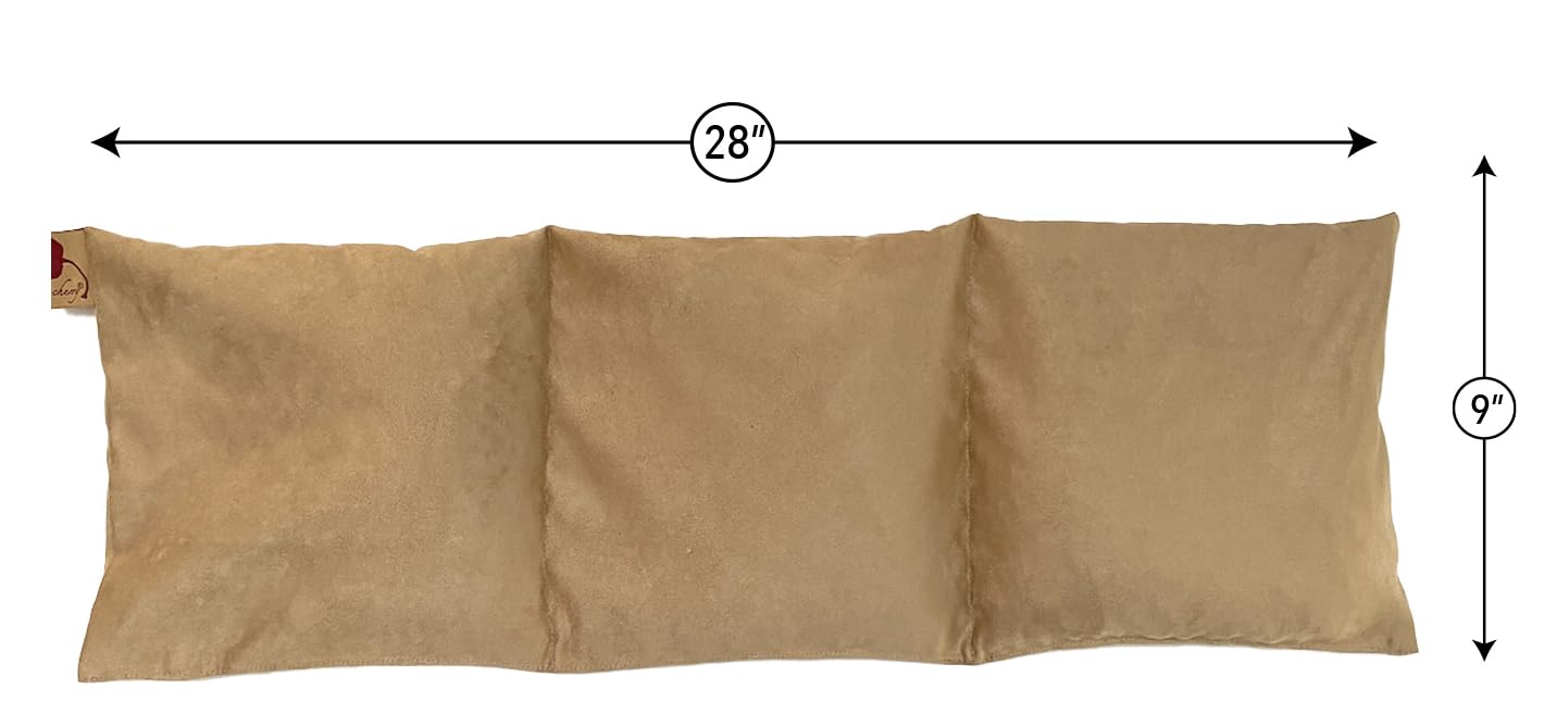 Hot Cherry Triple Square pillow with gift-ready packaging
