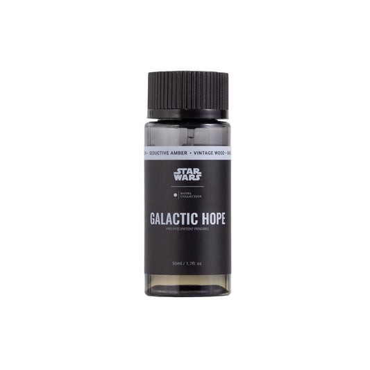 Hotel Collections Galactic Hope Pro-Pod Oil bottle pour enhances room ambiance.