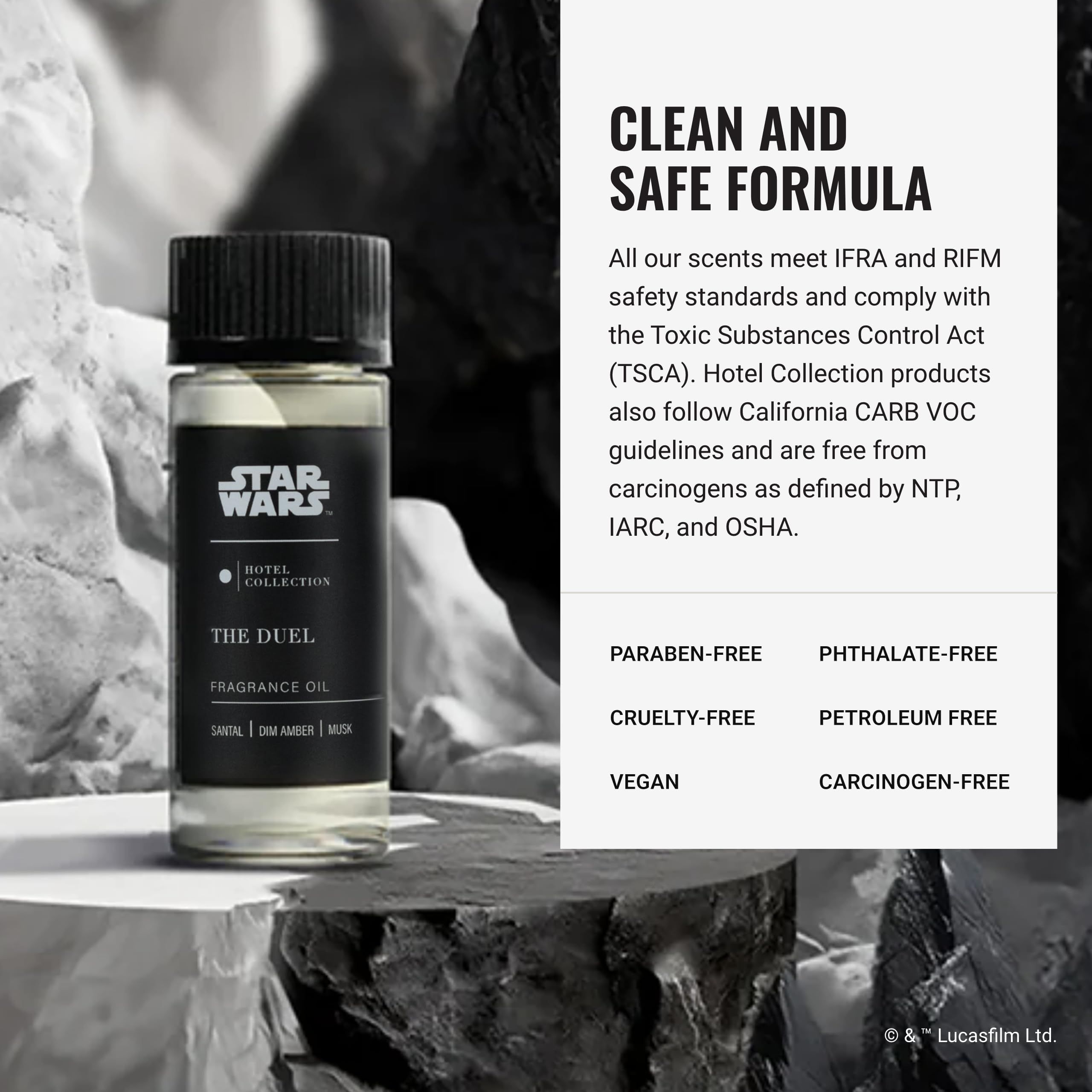 Hotel Collections luxury home diffusion scene using The Duel oil for a refined atmosphere.