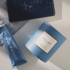 Hotel Lobby Candle minimalist vessel complements modern interiors with understated elegance.