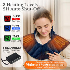 HOTHUGZ 15,000mAh power bank enables wireless heating anywhere.