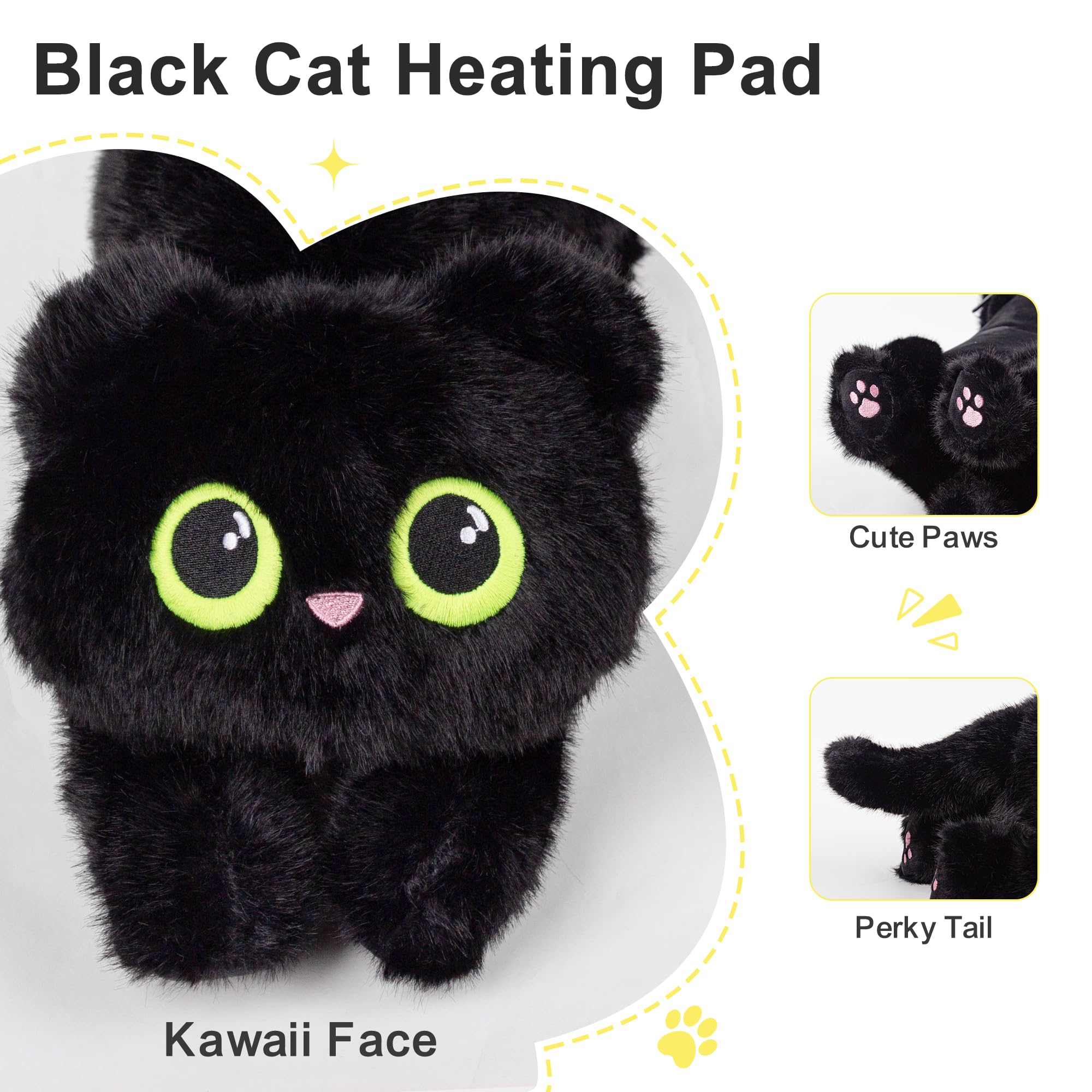 HOTHUGZ cat heating pad features a zipper pocket for small essentials