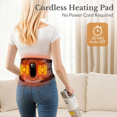 HOTHUGZ 5 heat levels and 4 vibration modes tailor comfort and relief.
