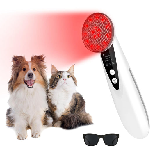 Hottoerak red-light device front view in silver white for easy home therapy.
