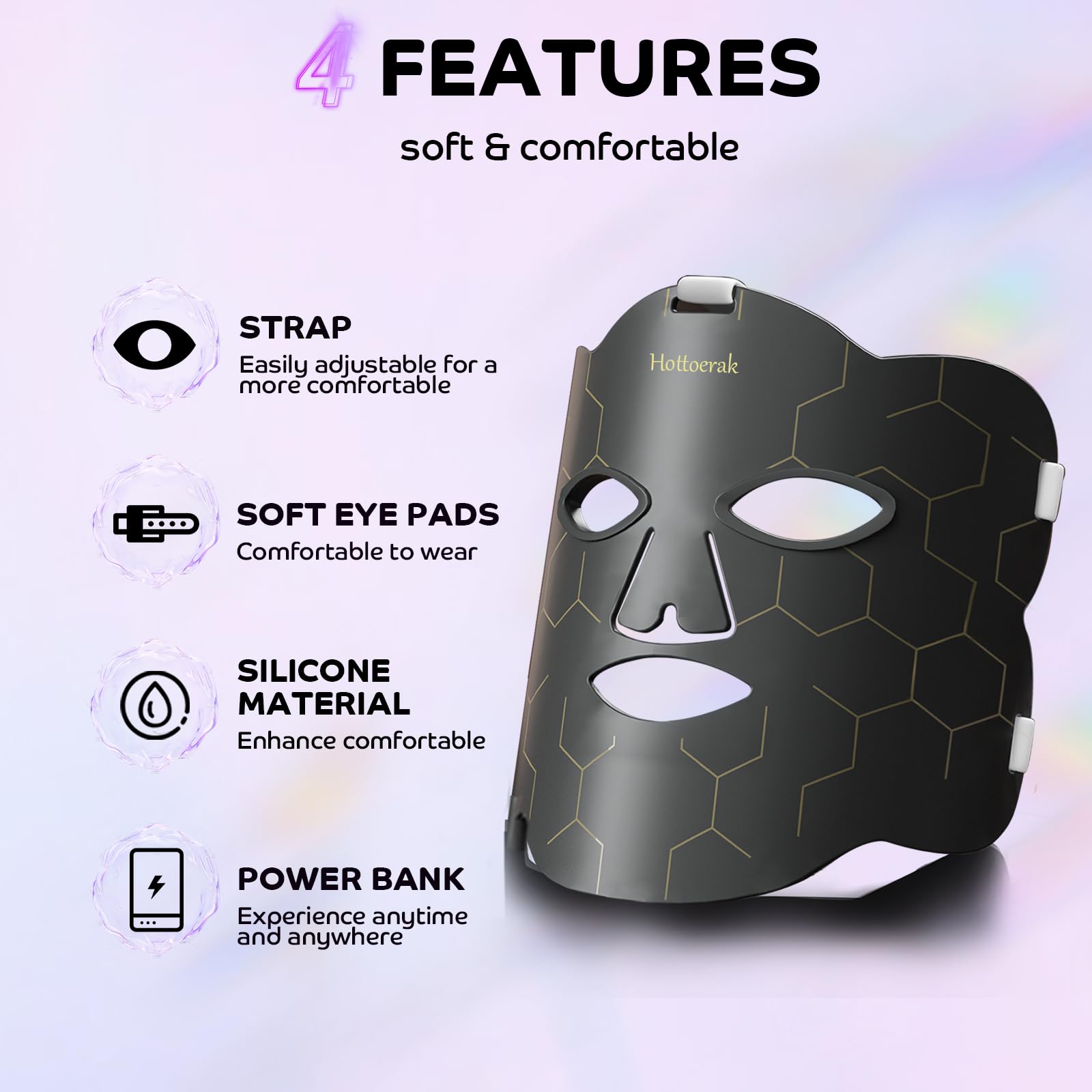Hottoerak silicone mask side view highlighting portable design