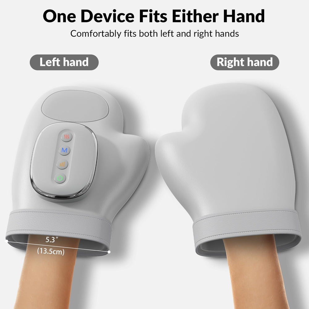 Hounyoln hand massager offers 3 modes and 5 intensities for personalized relief.